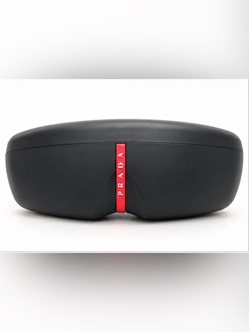 Prada Linea Rossa Black Red Hard Eyeglasses Sunglasses Case